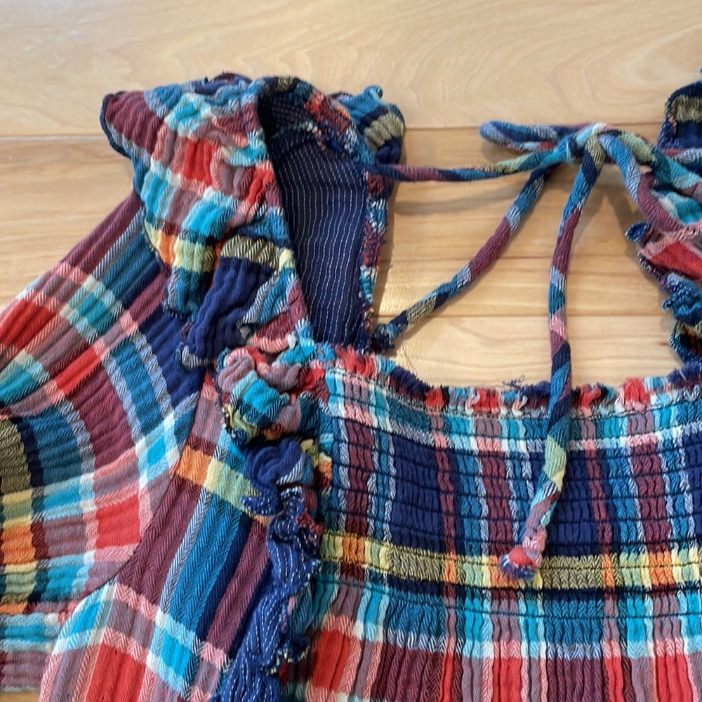 Free people xs plaid flannel shirt. We the free Siena - Picture 5 of 9